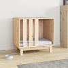 Dog House Natural Wood Solid Pine Wood Medium Durable Dog House