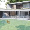 PawHut Large Dog Kennel Outside, Heavy Duty Dog Cage, Outdoor Fence Dog Run with Galvanized Chain Link, Secure Lock, 15.1' x 15.1' x 6