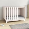 Dog House White Solid pine wood Medium Durable Dog House