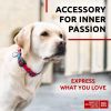 Nylon Dog Collar 14-23 in Neck x 1 in Wide Adjustable Dog Collar for Large Small & Medium Dogs Breakaway Puppy Collars Boy & Girl Dog Collars with Dur