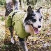 Dog Coats Small Waterproof,Warm Outfit Clothes Dog Jackets Small,Adjustable Drawstring Warm And Cozy Dog Sport Vest-(Green size XL)