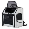 Pet Carrier Backpack, Expandable Cat Dog Carrier with Back Extension, Breathable Mesh Travel Backpack for Small Dogs Cats
